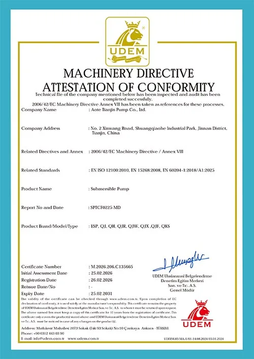 Certification