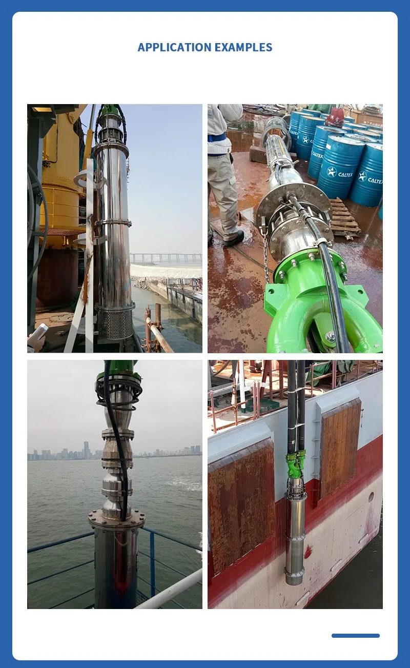 Submersible seawater pump for Seawater Purification