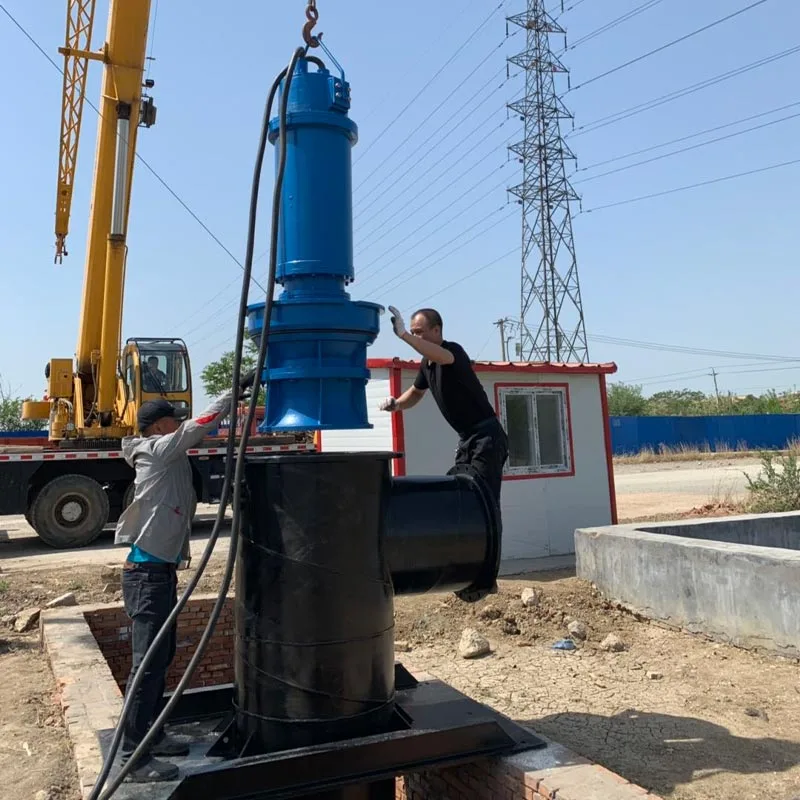 Large Flow Submersible Axial Flow Pump