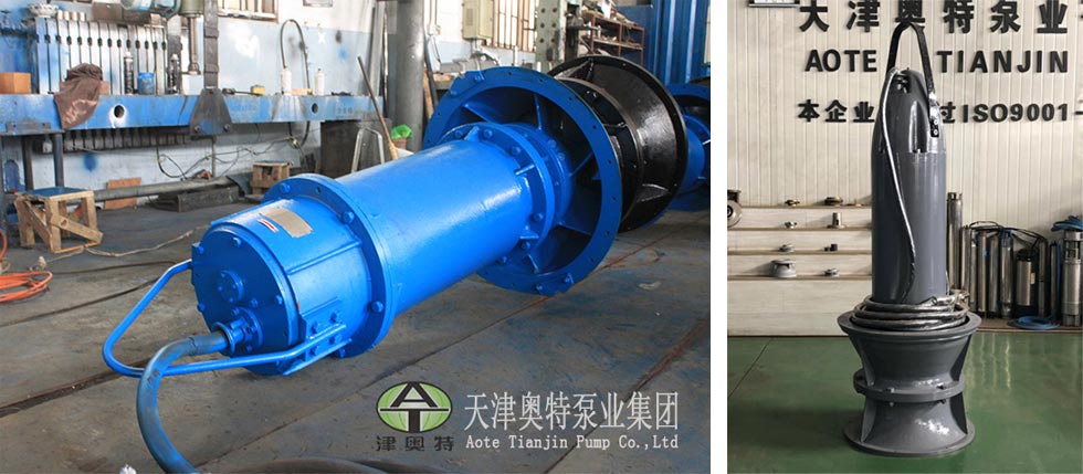 Submersible Axial Flow Pump for flood Drainage